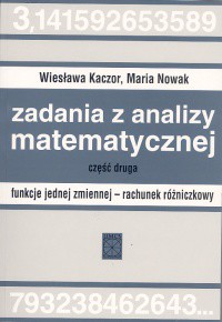 Zadania z analizy matematycznej cz.2