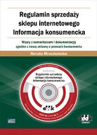 Regulamin sprzedaży sklepu internetowego Informacja konsumencka