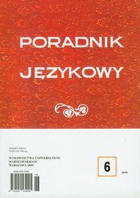 Poradnik językowy 6/2009