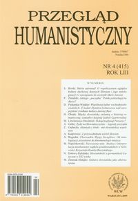 Przegląd humanistyczny 4/2009