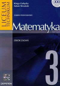Matematyka 3 zbiór zadań zakres podstawowy