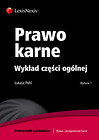 Prawo karne Wykład części ogólnej