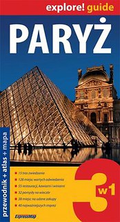 Paryż 3w1 - przewodnik + atlas + mapa laminowana