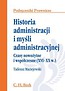 Historia administracji i myśli administracyjnej