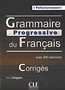 Grammaire progressive du Francais Perfectionnement klucz