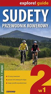 Sudety - przewodnik rowerowy [wersja z mapą laminowaną]