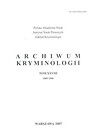Archiwum kryminologii T XXVIII