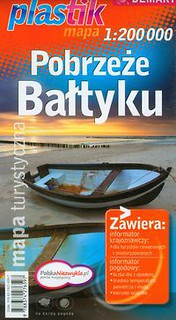 Pobrzeże Bałtyku mapa turystyczna