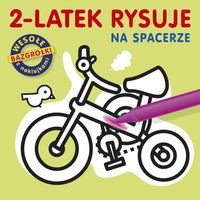 2-latek rysuje Na spacerze