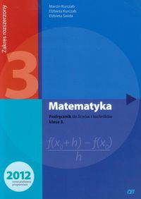 Matematyka 3 Podręcznik Zakres rozszerzony