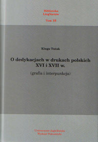 O dedykacjach w drukach polskich XVI i XVII w.