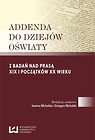 Addenda do dziejów oświaty