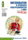 Informator o studiach podyplomowych i MBA 2011/2012