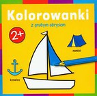 Kolorowanka z grubym obrysem Podróż