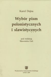 Wybór pism polonistycznych i slawistycznych