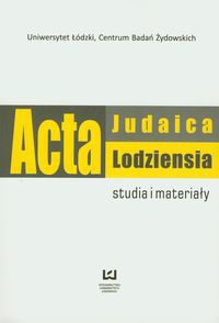 Acta Judaica Lodziensia 1/2011