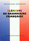 Elements de grammaire francaise