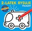 2 latek rysuje Pojazdy