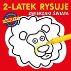 2 latek rysuje Zwierzaki świata