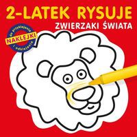 2 latek rysuje Zwierzaki świata