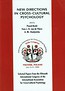 New directions in cross-cultural psychology