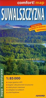Suwalszczyzna Mapa laminowana 1: 85 000
