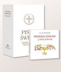 Pismo Święte A4 białe + Kokardka gratis