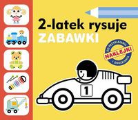 2-latek rysuje Zabawki