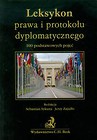 Leksykon prawa i protokołu dyplomatycznego