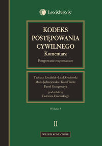 Kodeks postępowania cywilnego Komentarz Tom 2