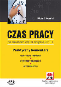 Czas pracy po zmianach od 23 sierpnia 2013 r.