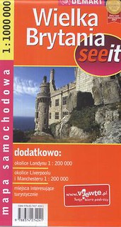 Wielka Brytania seeit  mapa samochodowa