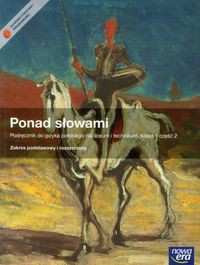 Ponad słowami 1 podręcznik  z płytą CD część 2 zakres podstawowy i rozszerzony