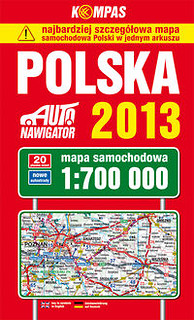 Polska mapa samochodowa 1:700 000