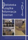 Biblioteka książka informacja internet 2014