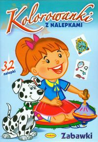 Zabawki Kolorowanki z nalepkami