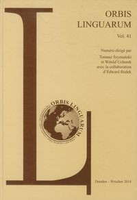 Orbis Linguarum vol.41