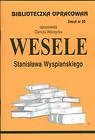 Biblioteczka Opracowań Wesele Stanisława Wyspiańskiego