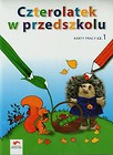 Czterolatek w przedszkolu Karty pracy Część 1