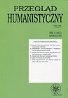 Przegląd Humanistyczny 2014 /1