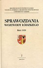 Sprawozdania wojewody łódzkiego Rok 1939 Część 2