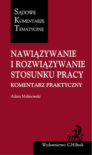 Nawiązywanie i rozwiązywanie stosunku pracy Komentarz praktyczny