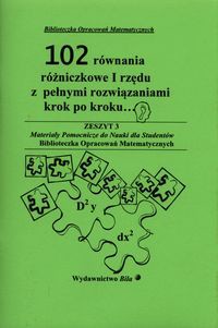 102 równania różniczkowe I rzędu z pełnymi rozwiązaniami krok po kroku